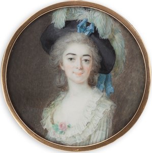 Balerin Giovanna Bassi'nin portresi 1762-1834, c. 1780.