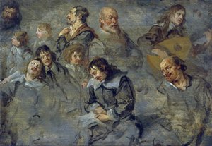 Erkek Başkanları Çalışmaları par Schut, Cornelis (1597-1655)