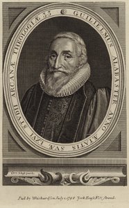 William Alabaster'ın Portresi by Cornelius Janssen van Ceulen