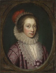 Bir Kadının Portresi, muhtemelen Elizabeth Boothby, 1619 by Cornelius Janssen van Ceulen
