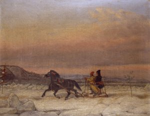 Karda Kızak by Cornelius Krieghoff