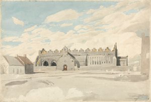 Ardfert Katedrali, Kerry, İrlanda by Cornelius Varley
