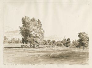 Betley Kilisesi: kalem ve sepya çizimi, Ekim 1820 (çizim)