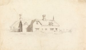 Bir Evin Görünümü by Cornelius Varley