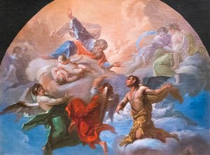 Tanrı'nın huzurunda Şeytan, 1750 dolayları (tuval üzerine yağlıboya)
