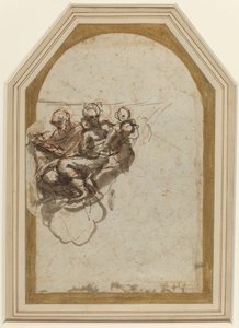 Aziz Matta ve Aziz Jerome [verso] by Correggio