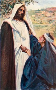Meeting of Jesus and Martha