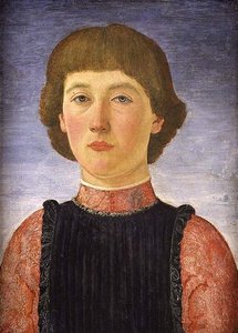 Genç bir beyefendinin portresi by Cosimo Rosselli