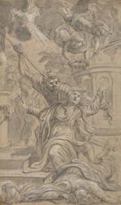 İki Kadın Azizin Şehadeti, 1625-1704. by Cosimo Ulivelli