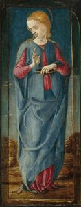 The Virgin Annunciate [sağ orta panel], c. 14701480.
