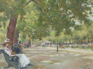 Zarif Figürler, Rotten Row, Hyde Park, Londra (tuval üzerine yağlı boya)