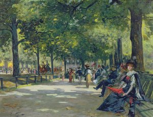Hyde Park, Londra (tuval üzerine yağlı boya)