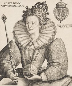 Kraliçe I. Elizabeth, 1592.