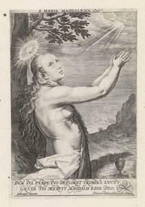 De boetvaardige Maria Magdalena by Crispijn van de Passe (I)