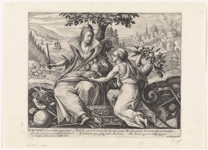 Avrupa Dört kıta (dizi adı) by Crispijn van de Passe (I)