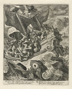 Jonah denizciler tarafından denize atıldı Jonah
