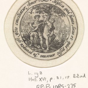 Çift sevmek by Crispijn van de Passe (I)