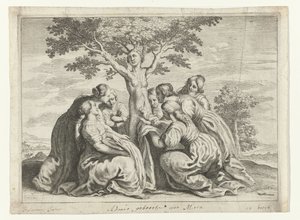 Adonis Ovid'in Metamorfozlarının Doğuşu (dizi başlığı) by Crispijn van de Passe (II) (workshop of)
