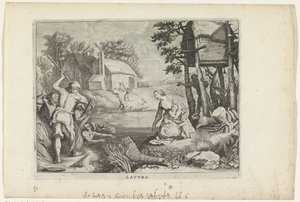 Leto (Latona) Likyalıları kurbağaya çevirir Ovid