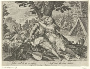Zinaya karşı uyarı by Crispijn van de Passe (II)