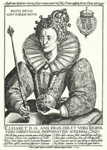 Elizabeth I, İngiltere Kraliçesi (gravür)