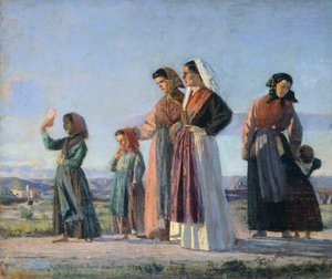 Ayin dönüşü, 1865 dolaylarında, Cristiano Banti (1824-1904), tuval üzerine yağlıboya, 38x46 cm