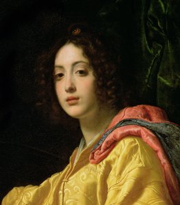 Judith ve Holofernes, 1599 tuval üzerine yağlı boya, 79578 detayı