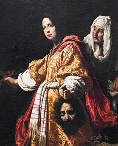 Judith, Holofernes'in başıyla (tuval üzerine yağlıboya)
