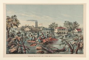 :Yüksek su by Currier and Ives