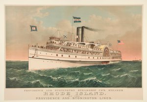 Providence ve Stonington Steamship Co. by Currier and Ives