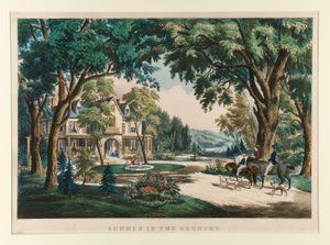 Ülkede Yaz by Currier and Ives