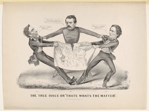Gerçek Sorun ya da Thats Whats the Matter, 1864. by Currier and Ives