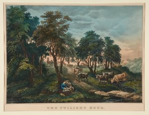 Alacakaranlık Saati. by Currier and Ives