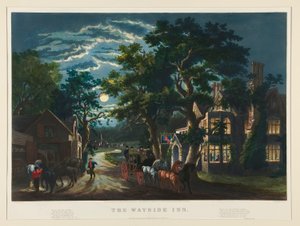 Yol Kenarı Hanı by Currier and Ives