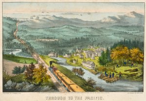 Pasifik boyunca by Currier and Ives