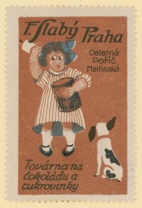 F Slaby çikolata ve şekerleme fabrikası, Prag by Czech School