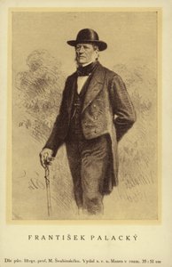 Frantisek Palacky (1798-1876), Çek tarihçi ve politikacı by Czech School
