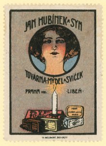 Jan Hubinek ve Son sabun ve mum fabrikası by Czech School