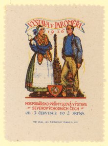 Kuzeydoğu Bohemya Ekonomik ve Endüstriyel Fuarı, Jaromer, Çekoslovakya, 1926 by Czech School