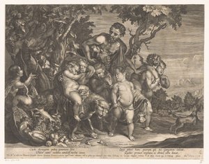 Triomf van Bacchus by D. Brunn