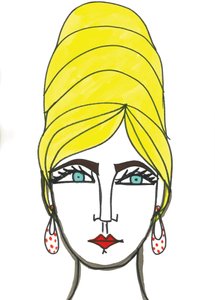 Arı Kovanı, 2024 (kağıt üzerine boya ile kalem)