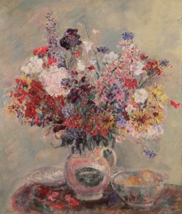 Yaz Çiçekleri (resim) by Dame Ethel Walker
