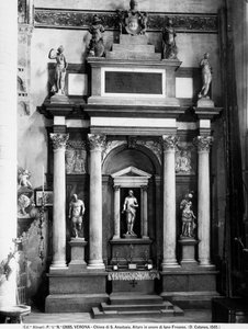 Iano Fregoso onuruna mimari sunak, c.1565 (mermer) by Danese Cattaneo