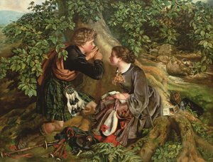 İskoç Aşıklar, 1863 by Daniel Maclise