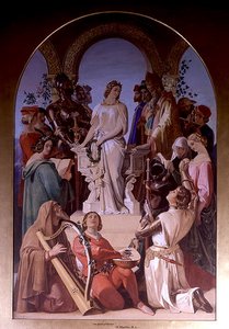 Şövalyelik Ruhu (tuval üzerine yağlı boya) by Daniel Maclise