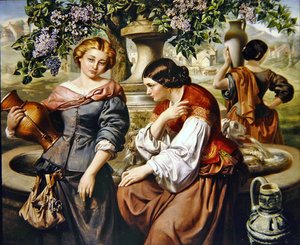 Köy Dedikoduları by Daniel Maclise