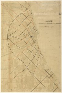 Chicago Planı, Chicago, Önerilen Çapraz Arterler, 1909