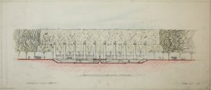 Potomac Round Point, Washington D.C., Section Sketch, 1909. by Daniel Burnham