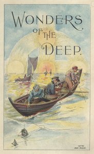 'Derin Harikaları', Scott'ın Hipofosfitli Morina Karaciğeri Yağı Emülsiyonu için reklam, 1895 by Daniel Carter Beard