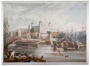 Londra Kulesi, 1819. by Daniel Havell